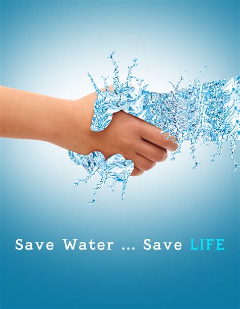 save water save life  behance