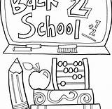 Coloring School Pages Printable Back Getcolorings High sketch template