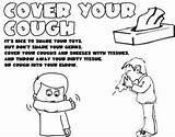 Cough Sneeze Printable Worksheeto sketch template