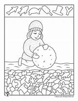 Hidden Winter Snowman Woojr Preschool Woo sketch template