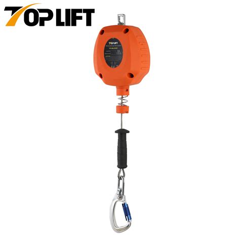 Factory Self Retractable Fall Arrester Lifeline Wire Rope Type 6m