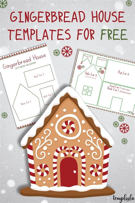 gingerbread house templates   temploola gingerbread house