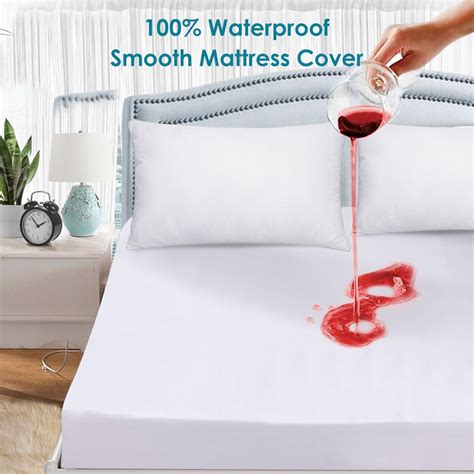 best waterproof mattress protector extra deep 100 waterproof quilted