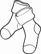 Socks Coloring Sock Printable Christmas Pages Stockings Pair Drawing Kids Color Stocking Sheets Print Template Getdrawings Getcolorings Technical Click Clipartmag sketch template