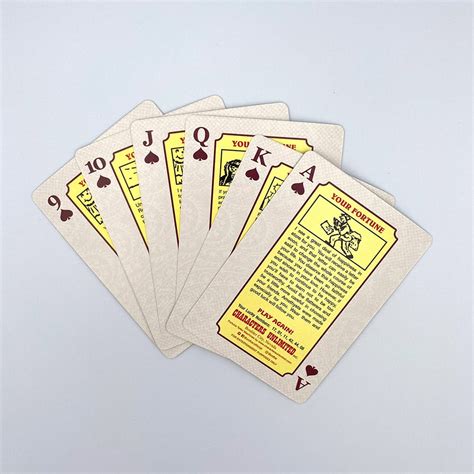 zoltar playing cards characters unlimited