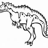 Carnotaurus Dinosaure Jurassic Coloringhome Magique Aladar Library Godzilla 1001 123dessins Tigre sketch template