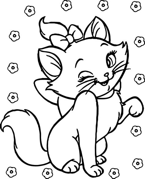 cute disney  aristocats coloring page wecoloringpagecom
