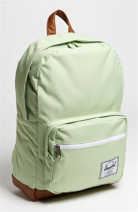 herschel supply  pop quiz backpack  green  men sage lyst