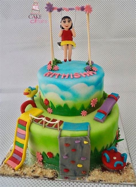 park theme cake decorated cake  sushma rajan cake cakesdecor