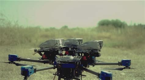 israeli company elbit systems presented combat drones lanius butcher