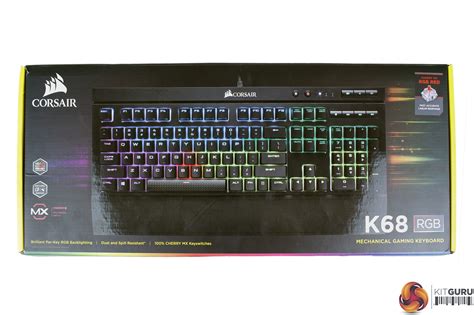 corsair  rgb keyboard review kitguru