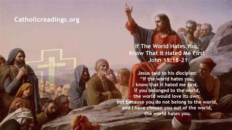 world hates     hated   john   bible verse   day