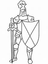 Coloring Pages Crusader Knight Getcolorings Color Printable sketch template