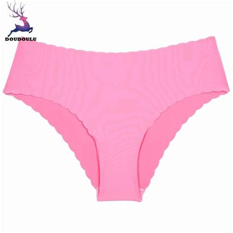 doudoulu solid seamless invisible briefs woman underwear strings sexy