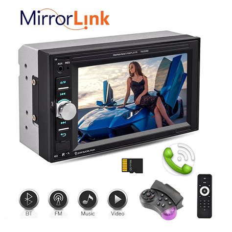 din universal multimedia car player audio stereo radio   touch screen video mp player