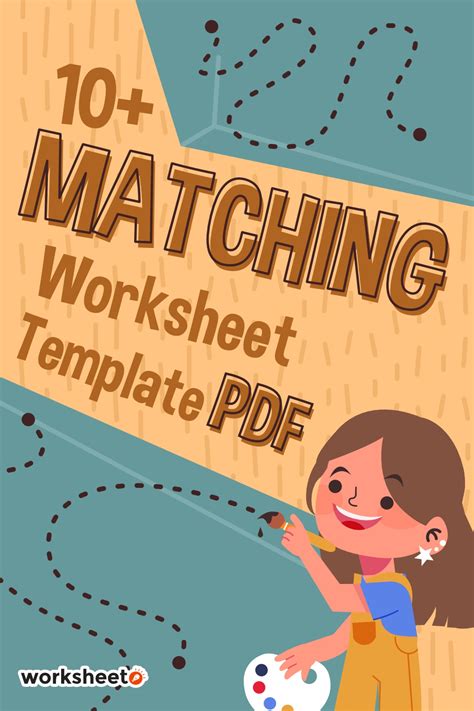 matching worksheet template     worksheetocom