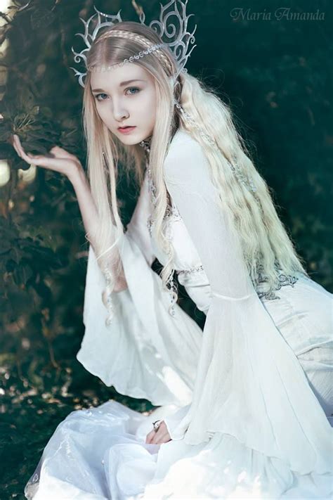 image result for white haired elf lumina human sorcerer fantasy
