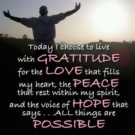 today  choose    gratitude   love  fills  heart  peace  rests