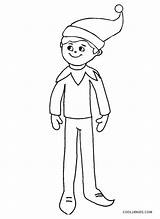 Elf Coloring Pages Printable Shelf Boy Cool2bkids Kids Hat Christmas Colouring Girl Sheets Print Choose Board sketch template