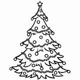 Christmas Tree Drawing Line Drawings Coloring Night Pages Trees Simple Holy Clipart Glow Fun Merry Clipartmag Cute Color Colored sketch template