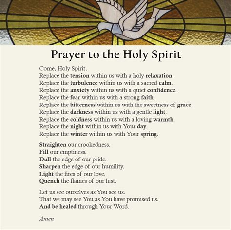 lady   wayside catholic church prayer   holy spirit