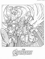 Avengers Coloring Pages Choose Board Marvel Sheets sketch template