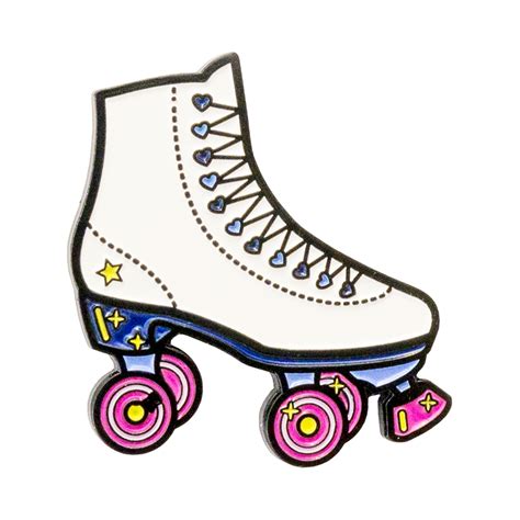 sweet80 punky pins roller skate enamel pin badge
