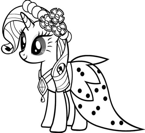pony coloring pages rarity httpeast colorcommy