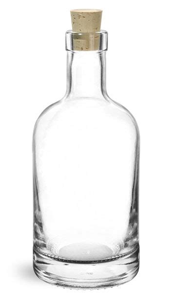 sks bottle packaging glass bottles clear glass bar top bottles  cork stoppers