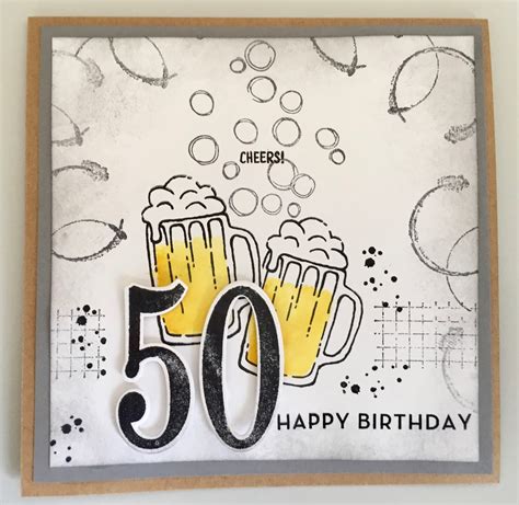 Laura S Creative Moments 50th Birthday Card Idea