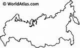 Russia Map Outline Russian Federation Europe Country Maps Ru Print Countrys Webimage Worldatlas sketch template