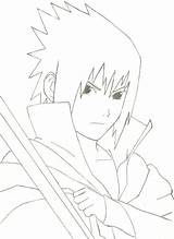 Sasuke Uchiha Rey sketch template