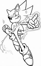 Sonic Hedgehog Clipart Outline Colouring Halo Chronicles Rivals Brotherhood Hedghog Unleashed Sega sketch template