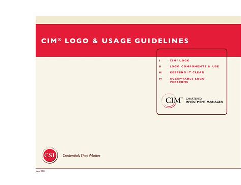 cim logo usage guidelines cim logo   variation   circular csi seal