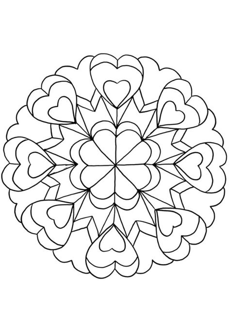 coloring pages simple geometry coloring page