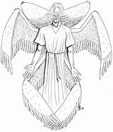 Seraphim Angel Deviantart Downloads Angels Seraph Sketch Humanoid sketch template