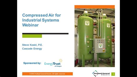 compressed air systems webinar oct   youtube