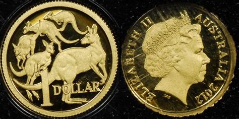 gold mini money coin set