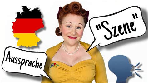 Aussprache Deutsch Das Wort Szene German Pronunciation Youtube
