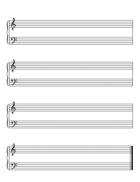 piano  sheet templates pandastic designs