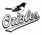 Orioles Baltimore Logo Coloring Pages Baseball Oriole Logos Svg Vector Bird Printable Team League Mascot Print Transparent Search Large Maryland sketch template