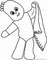 Igglepiggle Coloringpages101 Cartoon sketch template