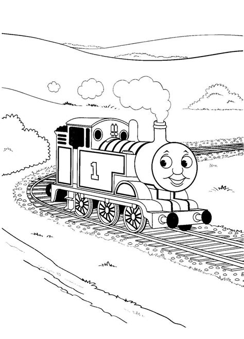 printable train coloring pages  kids
