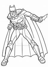 Batman Outline Clip Coloring Pages Clipartix Related sketch template