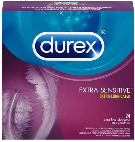 durex extra sensitive ultra thin lubricated condoms  ea pack   walmartcom