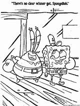 Spongebob Krabs Squarepants sketch template