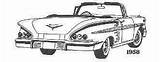 Coloring Bel Chevy Pages Air Book Chevrolet Corvette 1958 1955 Early Classic Drawing Convertible Sweepstakes Z51 Win C8 Month 2021 sketch template