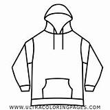 Coloring Hoodie Pages sketch template