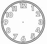 Clock Blank Clipart Kids Cliparts Analog Jpeg Computer Designs Use sketch template