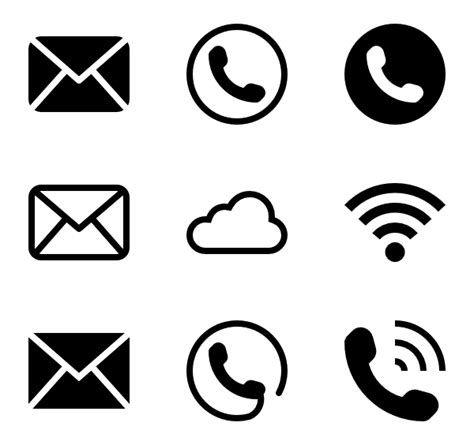 phone email icon   icons library